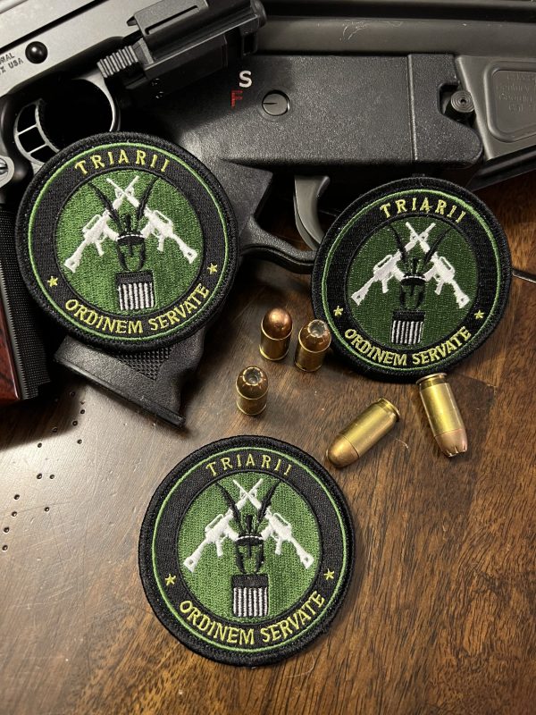 Triarii Embroidered Patches With Velcro